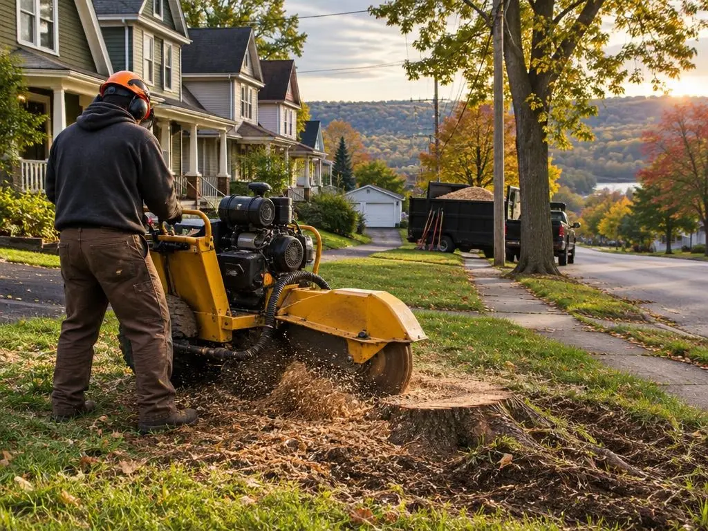 Stump Grinding in Akron, OH